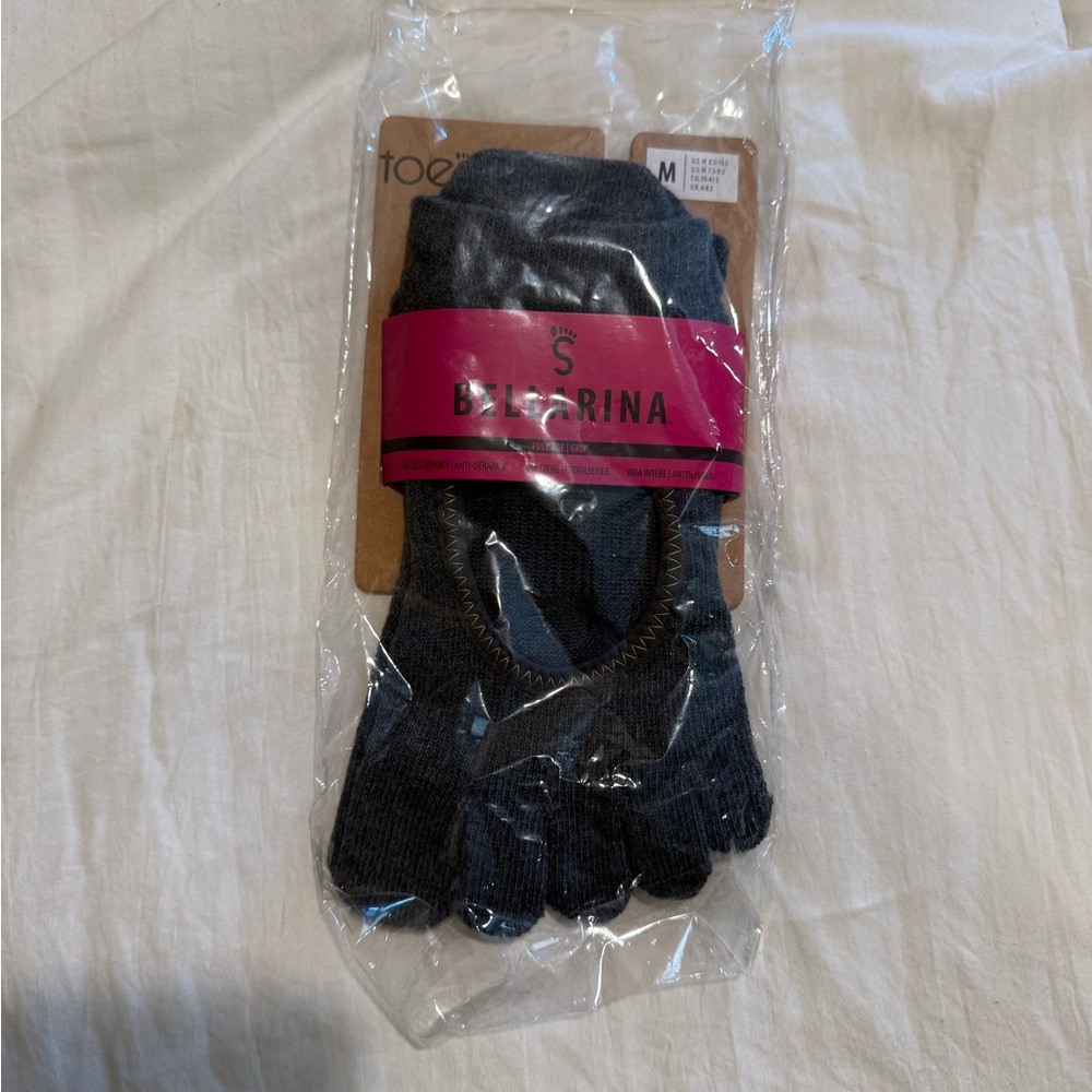 ToeSox Charcoal Gray Toe Socks